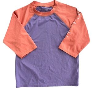 Columbia Kids Long Sleeve Tee - Purple and Orange